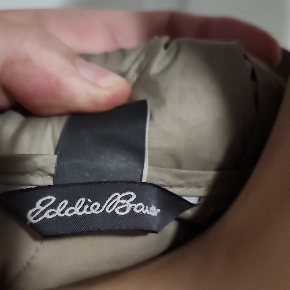 Eddie Bauer Women's Hooded Puffer Jacket - Taupe - Picture 2 of 10